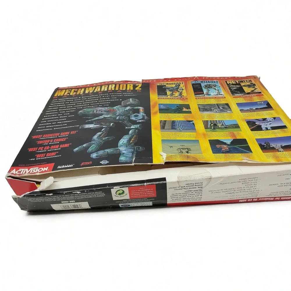 1997 MechWarrior 2 BattlePack PC Game Activision Strategy Guide Retro Combat Sim